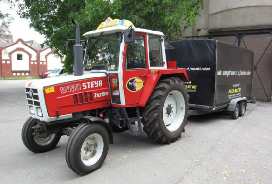 Steyr 8080 & Anhänger Humer