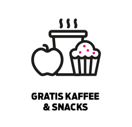 Gratis Kaffee & Snacks